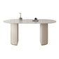 Stone Top Dining Table Traditional Luxury Table with Sled Base in White Clearhalo ' dining_table' 'Dining Tables & Seating' 'Dining Tables' 'furn' 'furn_dining_table' 'Furniture' 'furniture_dining_table' 'Kitchen & Dining Furniture' 'kitchen&dining_furn' 'kitchen' 'kitchen_dining_table' 1200x1200_346c6062-1138-4588-a31a-e9639693ed32