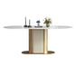 Glam Kitchen White Dining Table Sintered Stone Standard Dining Table with Pedestal Base Clearhalo ' dining_table' 'Dining Tables & Seating' 'Dining Tables' 'furn' 'furn_dining_table' 'Furniture' 'furniture_dining_table' 'Kitchen & Dining Furniture' 'kitchen&dining_furn' 'kitchen' 'kitchen_dining_table' 1200x1200_347227b8-1949-4d92-a05a-4176c38ff6f1