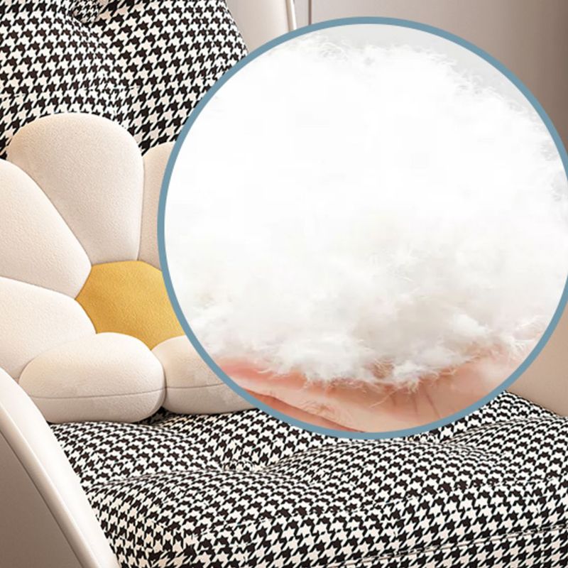 Chaise de culbuteur rembourrée rembourrée contemporaine