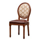 Solid Wood Country Style Dining Chair Matte Finish King Louis Back Side Chair Clearhalo ' kitchen&dining_furn' 'Dining Chairs' 'Dining Tables & Seating' 'dining_chair' 'furn' 'furn_dining_chair' 'Furniture' 'furniture_dining_chair' 'Kitchen & Dining Furniture' 'kitchen' 1200x1200_34739645-f165-44e9-baaf-095b3179c15e