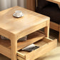 Moderne 23,62 "Wide End Table Sqaure 4 Beins Beizertisch mit 1 Schublade