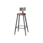 Contemporary Bar Stools Armless Dining Stools with Black Metal Base Clearhalo 'Bar Furniture' 'Bar Stools' 'bar_stools' 'furn' 'furn_bar_stools' 'Furniture' 'Kitchen & Dining Furniture' 1200x1200_347aeece-da99-4f12-b626-2b155f70c517