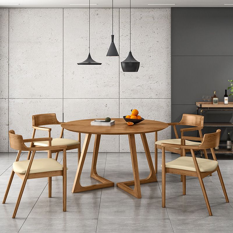 Modern 1/2/3/4/5 Pieces Dining Set Solid Wood Round Dining Furniture Set /Separate Items Clearhalo 'Dining Room Sets' 'Dining Tables & Seating' 'dining_room_set' 'furn' 'furn_dining_room_set' 'Furniture' 'furniture_dining_room_set' 'Kitchen & Dining Furniture' 'kitchen&dining_furn' 'kitchen' 1200x1200_347b2d3b-e39e-4516-863f-ee7558e83789