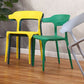 Modern Stackable Chairs Dining Armless Chairs with Plastic Legs for Kitchen Clearhalo ' kitchen&dining_furn' 'Dining Chairs' 'Dining Tables & Seating' 'dining_chair' 'Furniture' 'furniture_dining_chair' 'Kitchen & Dining Furniture' 'kitchen' 1200x1200_347bd33a-feb3-4e58-9ece-23a7d49ea0a5