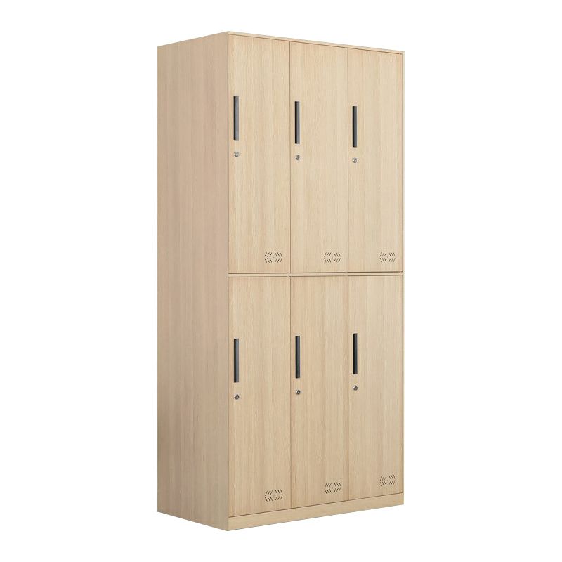 Armoire de rangement industrielle finale mate en métal avec portes à charnière