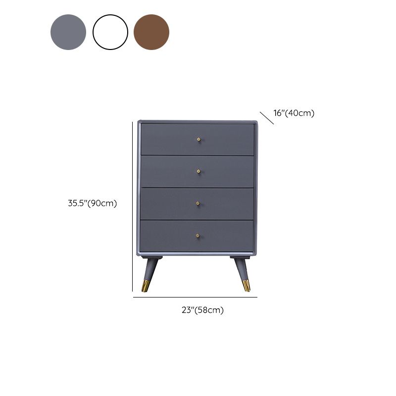 Solid Wood Accent Chest Mid Century Drawers Included Cabinet