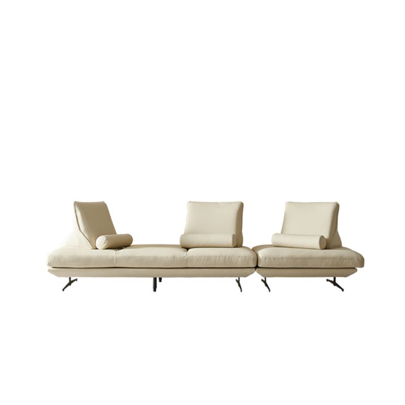 ボルスター枕を備えた超近代ソファボーナスルーム用アームレスのセッピー