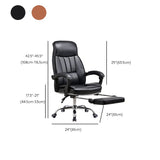 Sedia moderna sedia incluso sedia da scrivania in pelle alta con ruote