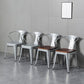 Metal Industrial Dining Chair Slat Back Stacking Arm Chair for Restaurant Clearhalo ' kitchen&dining_furn' 'Dining Chairs' 'Dining Tables & Seating' 'dining_chair' 'furn' 'furn_dining_chair' 'Furniture' 'furniture_dining_chair' 'Kitchen & Dining Furniture' 'kitchen' 1200x1200_34832b1c-9328-4c99-8b0f-e8d29383e06d