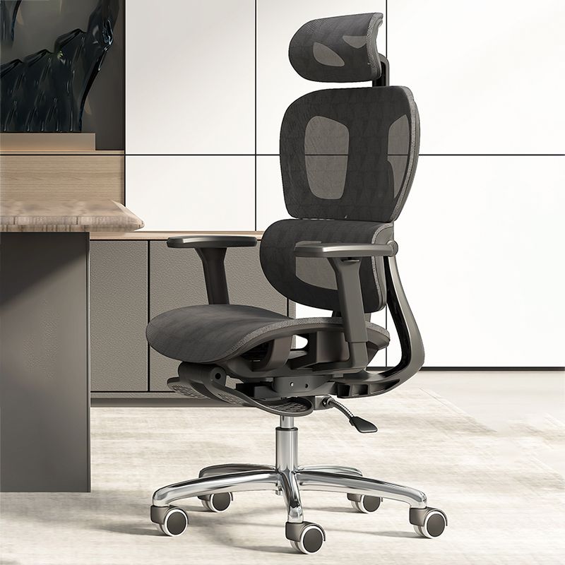 Modern Ergonomic Office Chair Adjustable Seat Height Desk Chair with Wheels Clearhalo 'furn' 'furn_office_chair' 'Furniture' 'Office Chairs' 'Office Furniture' 'office_chair' 1200x1200_348a2958-93e8-4efe-a979-38217d62f036