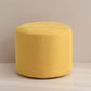 Contemporary Pure Color Footstool Round Tear Resistant Footstool