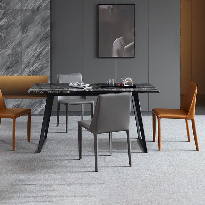 Modern Design Leather Dining Chairs for Home Solid Back Chair Clearhalo 'Dining Chairs' 'Dining Tables & Seating' 'dining_chair' 'Furniture' 'furniture_dining_chair' 'Kitchen & Dining Furniture' 1200x1200_348c08ba-293e-4971-8f4f-8a67bced3be8