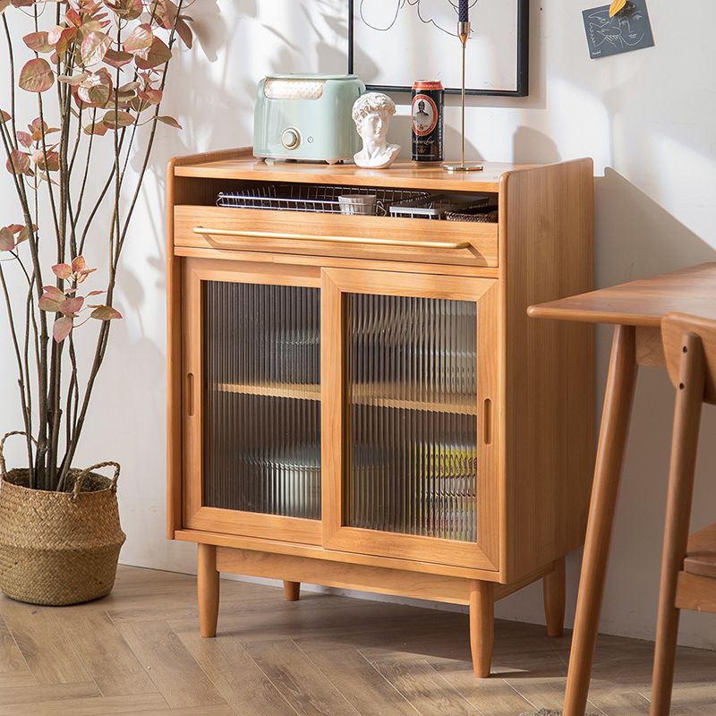 Armadietto di sideboard della porta di vetro contemporanea con spazio per l'uso domestico