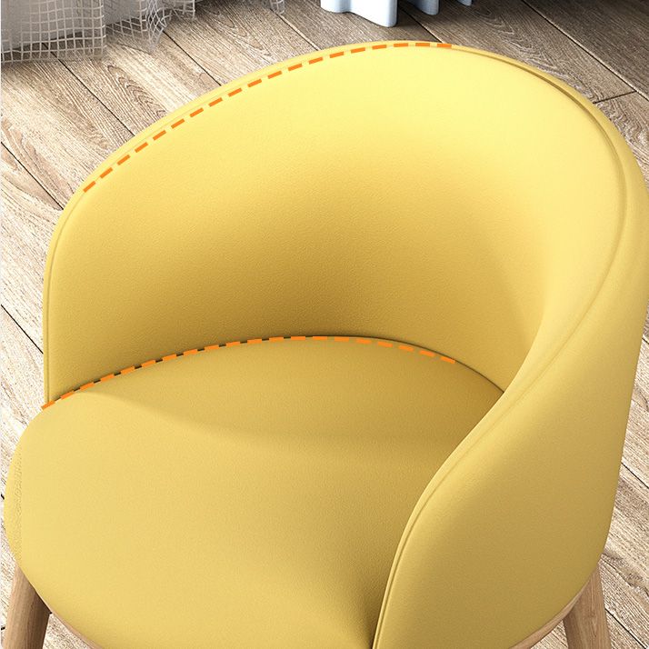 Glam Style Parsons Arm Chair Indoor Dining Chair with Metal Base Clearhalo 'Dining Chairs' 'Dining Tables & Seating' 'dining_chair' 'furn' 'furn_dining_chair' 'Furniture' 'furniture_dining_chair' 'Kitchen & Dining Furniture' 1200x1200_34914996-c410-4a2f-b168-aa52cd345357