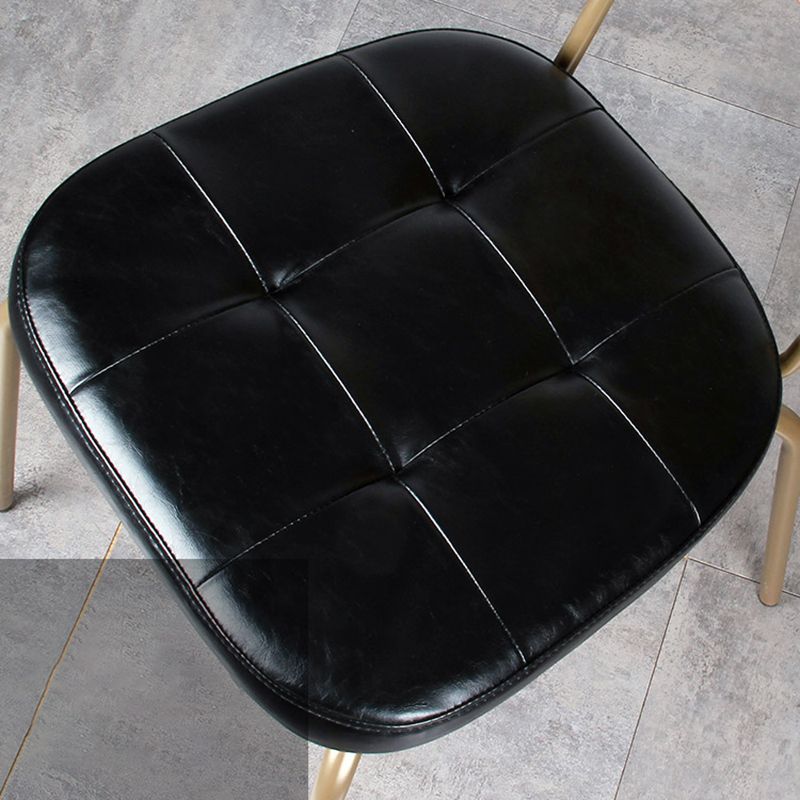 Industrial Style Upholstered Armless Dining Chairs Open Back Dining Side Chairs Clearhalo ' kitchen&dining_furn' 'Dining Chairs' 'Dining Tables & Seating' 'dining_chair' 'furn' 'furn_dining_chair' 'Furniture' 'furniture_dining_chair' 'Kitchen & Dining Furniture' 'kitchen' 1200x1200_349157a6-9375-48c9-8ffa-b5b2a53ffde5