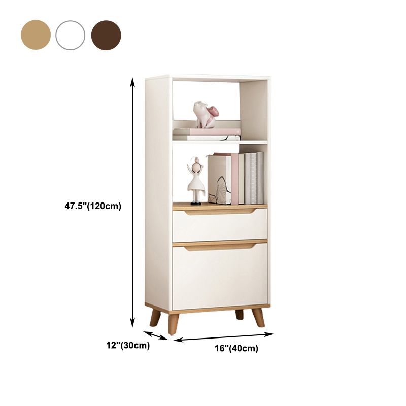 Standaard boekenplank met lade moderne plank boekenkast voor kantoor