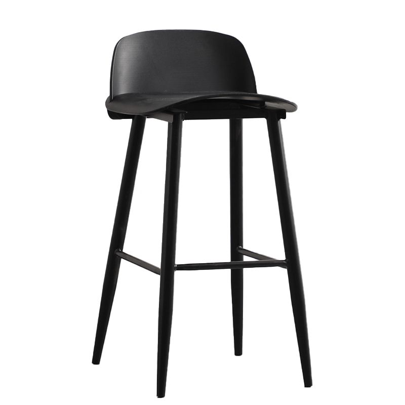 Industrial Style Bar-stool PP Seat Metal Legs Stool for Kitchen Bar Clearhalo 'Bar Furniture' 'Bar Stools' 'bar_stools' 'furn' 'furn_bar_stools' 'furniture_bar_stools' 'Kitchen & Dining Furniture' 'kitchen&dining_furn' 'kitchen' 'kitchen_furn' Furniture' 1200x1200_3492fdce-83c0-49dc-ae8a-23adc5d8e654