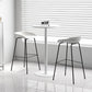 Contemporary Bar-stool Plastic Counter Bar Stool with Metal Legs for Kitchen Clearhalo 'Bar Furniture' 'Bar Stools' 'bar_stools' 'furn' 'furn_bar_stools' 'Furniture' 'furniture_bar_stools' 'Kitchen & Dining Furniture' 1200x1200_349465d6-05aa-42bb-98a8-be1cc62951e0