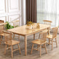 Modern Style Rectangle Wood Kitchen Dining Table Rubberwood Table with 4 Legs Clearhalo ' dining_table' 'Dining Tables & Seating' 'Dining Tables' 'furn' 'furn_dining_table' 'Furniture' 'furniture_dining_table' 'Kitchen & Dining Furniture' 'kitchen&dining_furn' 'kitchen' 'kitchen_dining_table' 1200x1200_34964629-43ac-4231-943f-89ca34735f26