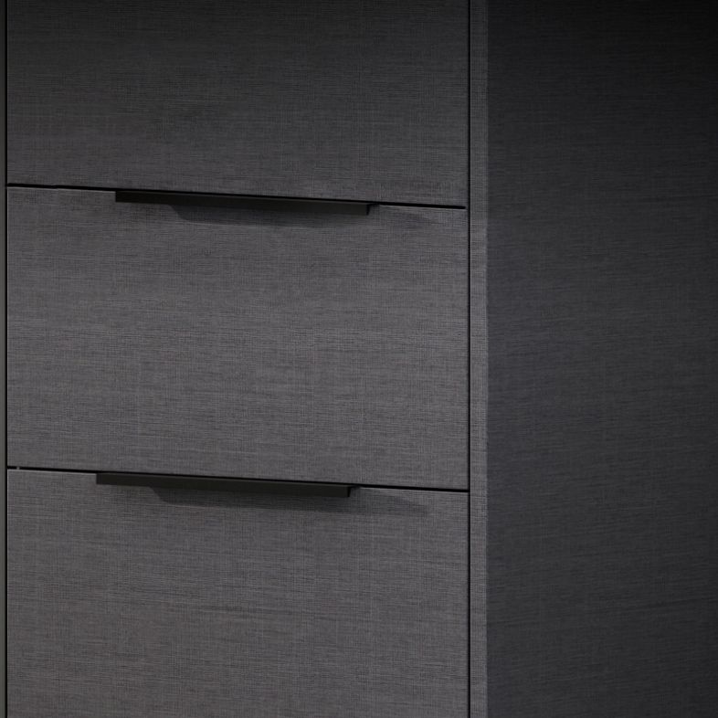 Siete sideboard di pietra sinterizzata in stile moderno con cassetti per soggiorno