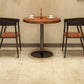 Moderne massief houten eettafel met ronde voetstuk eettafel voor thuisgebruik