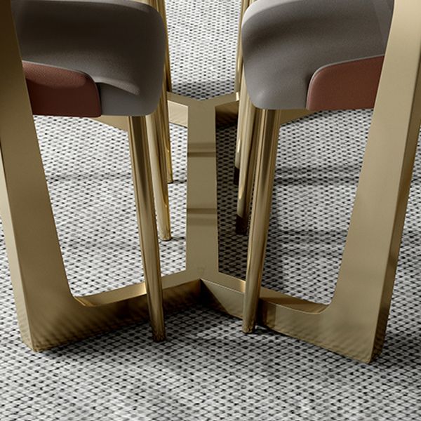 Glam 1/4/5/7 Pieces Scalable Dinette Set with Sintered Stone Rectangle Dining Table Set Clearhalo 'Dining Room Sets' 'Dining Tables & Seating' 'dining_room_set' 'furn' 'furn_dining_room_set' 'Furniture' 'furniture_dining_room_set' 'Kitchen & Dining Furniture' 1200x1200_34988c49-649e-4a25-a54f-1d948169c4ce