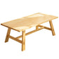 Modern Rectangle Wood Dining Table 1/2/4/6 Pieces Dining Set for Dining Room