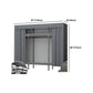 Modern Style Wardrobe Metal 2-Teir Wardrobe Closet for Bedroom