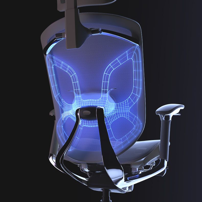 Arms Included Office Chair Modern Adjustable Seat Height Swivel Chair with Wheels Clearhalo 'furn' 'furn_office_chair' 'Furniture' 'Office Chairs' 'Office Furniture' 'office_chair' 1200x1200_349ca83c-e079-4480-9c77-4f7000c54924