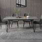 Modern Rectangle Dining Table Sintered Stone 4 Legs Table for Dining Room Clearhalo 'Dining Tables & Seating' 'Dining Tables' 'dining_table' 'furn' 'furn_dining_table' 'Furniture' 'Kitchen & Dining Furniture' 1200x1200_349ce509-994c-40df-9698-8112ffa45b5c