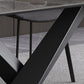 Contemporary 1/4/5/7 Pieces Dining Set Gray Sintered Stone Dining Table for Home Use Clearhalo 'Dining Room Sets' 'Dining Tables & Seating' 'dining_room_set' 'furn' 'furn_dining_room_set' 'Furniture' 'furniture_dining_room_set' 'Kitchen & Dining Furniture' 'kitchen&dining_furn' 'kitchen' 1200x1200_349d4e72-26a3-405a-ad8d-9aa7d0fcf1ce