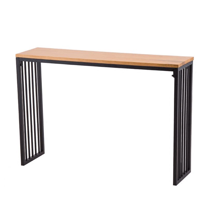 Modern Bar-height Table with Black Base 41.3-inch Height Table for Patio Use Clearhalo 'Bar Furniture' 'Bar Tables' 'bar_tables' 'furn' 'furn_bar_tables' 'Furniture' 'Kitchen & Dining Furniture' 1200x1200_349d59a5-ffa4-4cc2-8cf9-1486157bf04c