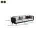 Contemporary 3-Seater Sofa with 3 Pillows Back and Pillow Top Arm