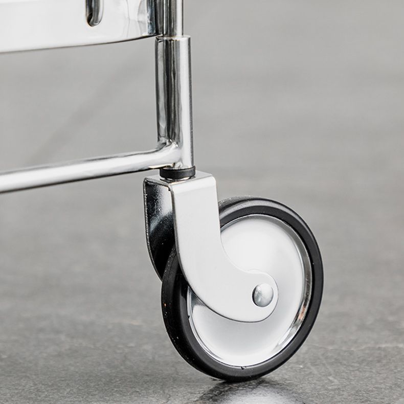 Mesa de esquina superior de vidrio contemporánea con estante, mesa lateral rectangular