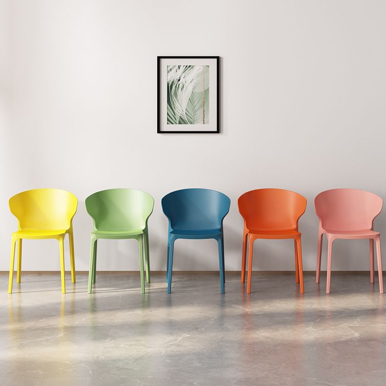 Modern Plastic Indoor-Outdoor Room Side Chair Wingback Chair Clearhalo ' kitchen&dining_furn' 'Dining Chairs' 'Dining Tables & Seating' 'dining_chair' 'furn' 'furn_dining_chair' 'Furniture' 'furniture_dining_chair' 'Kitchen & Dining Furniture' 'kitchen' 1200x1200_349f2b49-253f-4052-8267-3793b5713acd