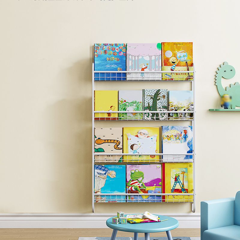 Modern Style Metal Bookshelf Wall Mounted Bookcase for Bedroom Clearhalo 'Bookcases' 'furn' 'furn_bookcases' 'Furniture' 'furniture_bookcases' 'Office Furniture' 1200x1200_34a4462f-b7bb-44c1-9e4f-a9efbfdf287e