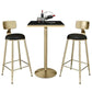 Nordic Marble Bar Table 42-inch Height Gold Metal Base Bistro Table Clearhalo 'Bar Furniture' 'Bar Tables' 'bar_tables' 'furn' 'furn_bar_tables' 'Furniture' 'furniture_bar_tables' 'Kitchen & Dining Furniture' 1200x1200_34a4d418-cc02-481b-b993-bdce693bcf40