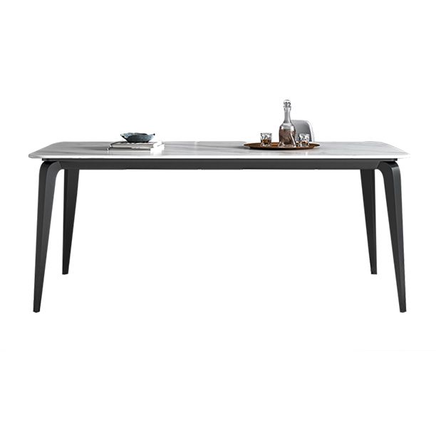 Rectangle Dining Site Table Contemporary Style Stone Furniture with 4 Legs Clearhalo ' dining_table' 'Dining Tables & Seating' 'Dining Tables' 'furn' 'furn_dining_table' 'Furniture' 'furniture_dining_table' 'Kitchen & Dining Furniture' 'kitchen&dining_furn' 'kitchen' 'kitchen_dining_table' 1200x1200_34a58b15-fe7e-4d21-9f85-6579144fed3f