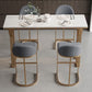 White Rectangle 1/2/3 Pieces Bar Stool and Table Set Indoor Glam Table and Stool Set Clearhalo 'Bar Furniture' 'furn' 'furn_home_bar_bar_sets' 'Furniture' 'Home Bars & Bar Sets' 'home_bar_bar_sets' 'Kitchen & Dining Furniture' 1200x1200_34a62326-1034-47df-a7d6-2172ebc81910