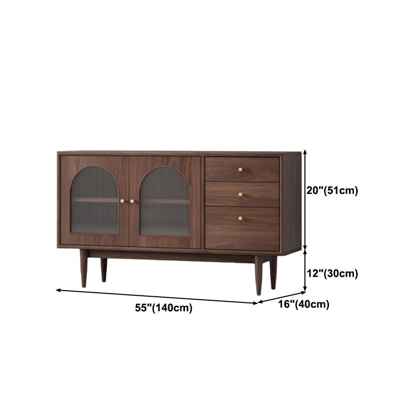 Sideboard in stile lussuoso mobile in legno con cassetti e porte