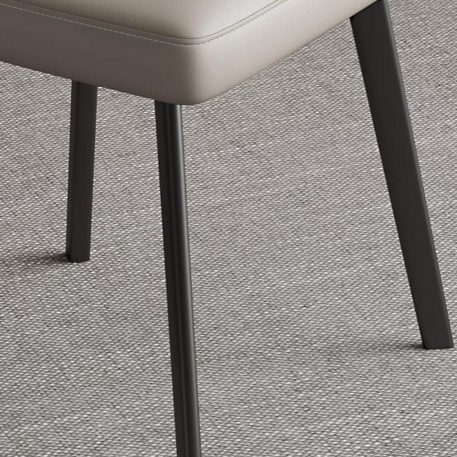 Modern Armless Dining Chairs Black Solid Wood and Metal Frame Side Chair Clearhalo 'Dining Chairs' 'Dining Tables & Seating' 'dining_chair' 'furn' 'furn_dining_chair' 'Furniture' 'Kitchen & Dining Furniture' 1200x1200_34a92783-1717-4b3b-8cd3-4bf53e939e77