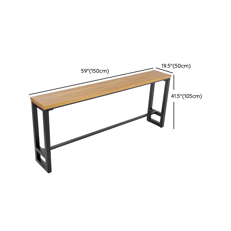 Set da pranzo da pub in legno massello stile industriale Set da pub rettangolare da 1/2/9 pezzi per la casa