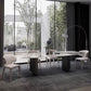 Designer Style 1/3/4/5/6 Pieces Dining Set Sintered Stone Dining Table with Leather Chairs Clearhalo 'Dining Room Sets' 'Dining Tables & Seating' 'dining_room_set' 'furn' 'furn_dining_room_set' 'Furniture' 'furniture_dining_room_set' 'Kitchen & Dining Furniture' 1200x1200_34ac5578-10d7-42cb-98f7-f51d383bf56d