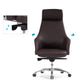 Contemporary Desk Chair Padded Arms Leather Advanced Office Chair Clearhalo 'furn' 'furn_office_chair' 'Furniture' 'Office Chairs' 'Office Furniture' 'office_chair' 1200x1200_34ac9034-8e3d-4a86-a67d-b20b8dfc7ec9