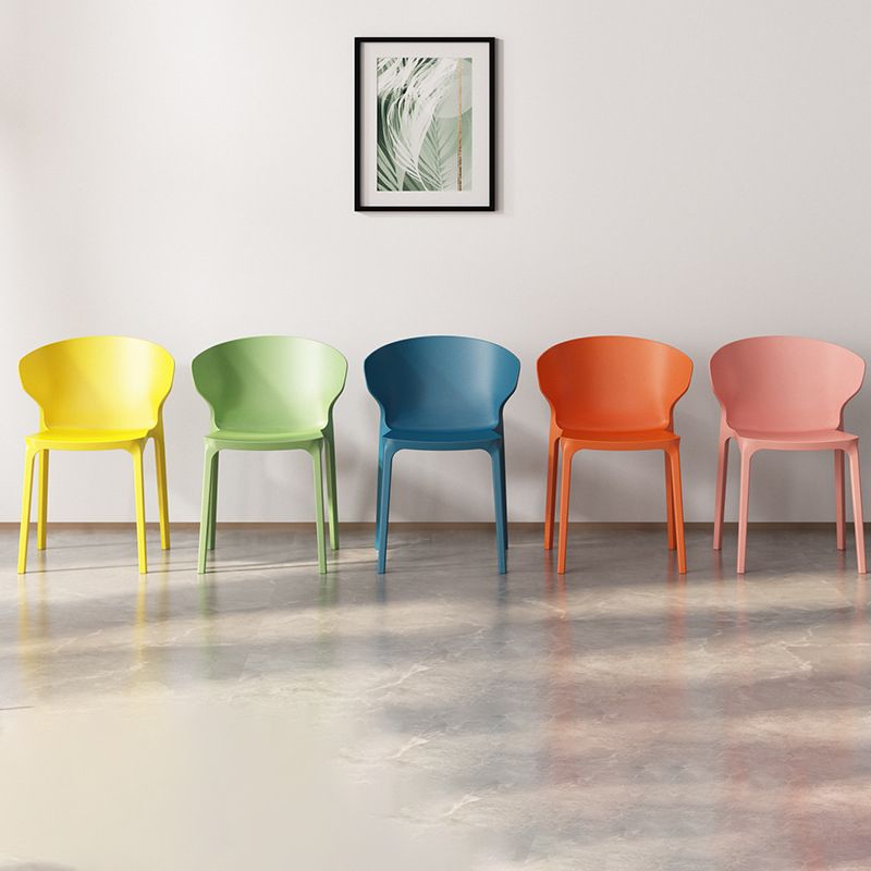 Scandinavian Plastic Side Chair Wingback Dining Kitchen Room Chair Clearhalo 'Dining Chairs' 'Dining Tables & Seating' 'dining_chair' 'furn' 'furn_dining_chair' 'Furniture' 'furniture_dining_chair' 'Kitchen & Dining Furniture' 1200x1200_34ad67f9-e085-4b09-9d2e-d3e1558797a2