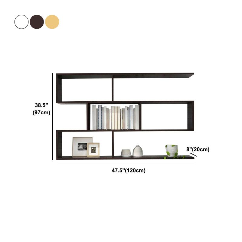 Modern and Contemporary Shelf Bookcase Wall Mounted Wooden Book Shelf for Office Clearhalo 'Bookcases' 'furn' 'furn_bookcases' 'Furniture' 'Office Furniture' 1200x1200_34b05d86-202d-474d-ae56-237ccc7622fd