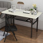 Contemporary Folding Parsons Base Writing Desk Home Office Desk,29.5" H Clearhalo 'furn' 'furn_office_desk' 'Furniture' 'Office Desks' 'Office Furniture' 'office_desk' 1200x1200_34b0bdc4-81c9-4125-a134-70480aa98760