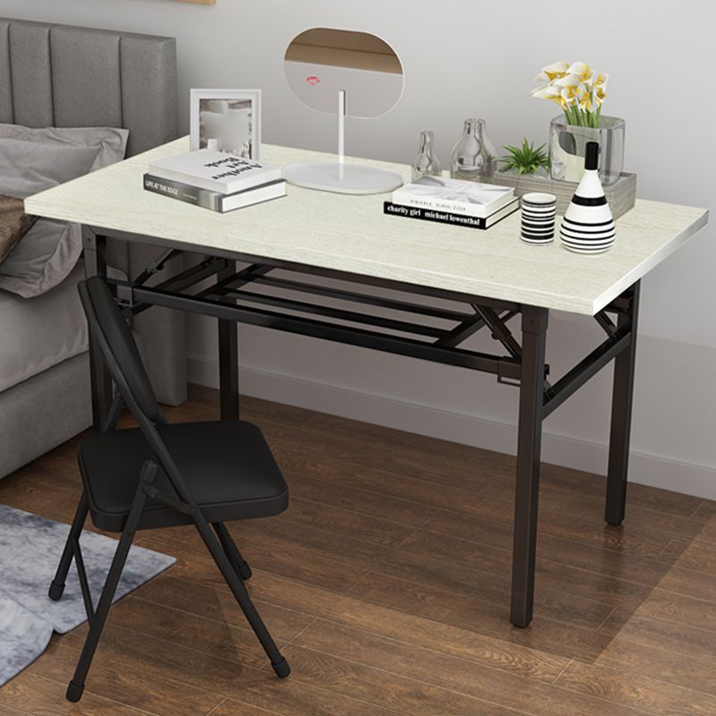 Contemporary Folding Parsons Base Writing Desk Home Office Desk,29.5" H Clearhalo 'furn' 'furn_office_desk' 'Furniture' 'Office Desks' 'Office Furniture' 'office_desk' 1200x1200_34b0bdc4-81c9-4125-a134-70480aa98760