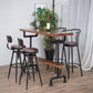 Brown Industrial Bar Table Pine Wood Milk Tea Shop Casual Bar Table Clearhalo 'Bar Furniture' 'Bar Tables' 'bar_tables' 'furn' 'furn_bar_tables' 'Furniture' 'furniture_bar_tables' 'Kitchen & Dining Furniture' 1200x1200_34b232eb-3653-471f-93d0-b833aef89b97