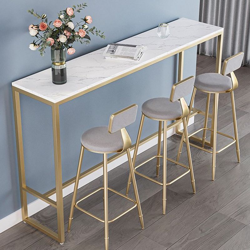 Glam Rechthoek Stenen Teller Tafel 1/4 Pieces Bars Tafel ingesteld voor Cafe